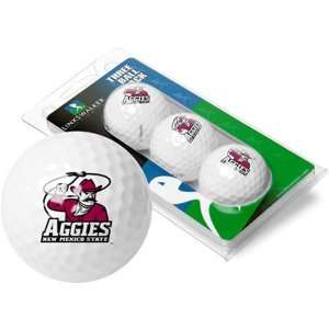  New Mexico State Aggies NCAA 3 Golf Ball Sleeve Pack 