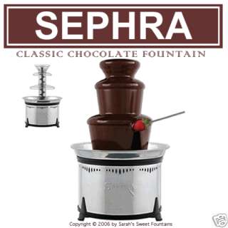 SEPHRA CLASSIC 18 HOME CHOCOLATE FOUNTAIN CF18L SST  