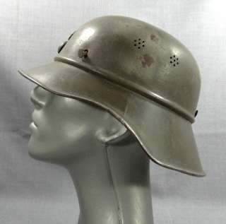 WWII GERMAN ARMY LUFTSCHUTZ MILITARY STEEL COMBAT HELMET HAT M42 M1942 