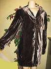 NW$89 COLDWATER CREEK LONG VELVET DUSTER JACKET SIZE 16