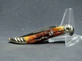 New Colt Toothpick Knife  Jigged Brown HandlesCT213  