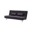 Ikea BEDDINGE Sofa bed cover RANSTA DARK GRAY with two cushions, NIP 