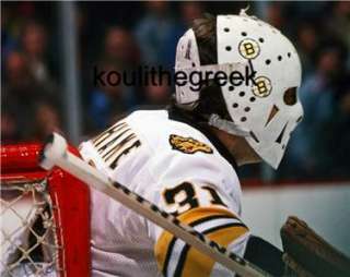   Grahame Vintage Goalie Mask 1977 Boston Bruins Game Photo NEW  