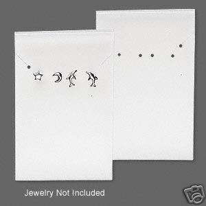 25 Earring and Necklace Set Jewelry Hang Display Cards  