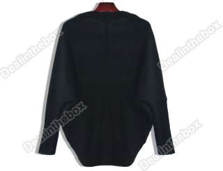 Lady Womens Batwing Cape Poncho Knit Top Cardigan Sweater Coat 