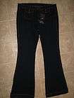 Baccini Womens Skinny Flare Blue Jeans   Size 8   NWT