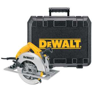 DEWALT 7 1/4 Circular Saw Kit w/ Rear Pivot Depth & Electric Brake 