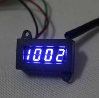 12V Blue LED Digital Electric Clock For Car Motorcycle 12v car clock 