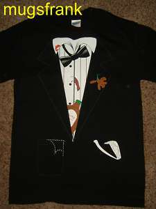 Best Man Black Tuxedo Outfit Costume T Shirt Nwt  