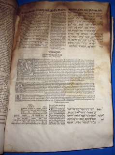   POLYGLOT BIBLE, SPAIN. Post Incunabula, Old Testament. RARE.  