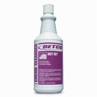 Betco Best Bet 07712 Liquid Abrasive Creme Cleaner 1 Qt 700427077127 