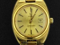 Vintage Omega SeaMaster Caliber 684 Ladies Gold Plated Watch  