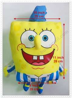 SpongeBob SquarePants 11 inch / 28 cm Plush Soft Cute Doll Big Toy New 