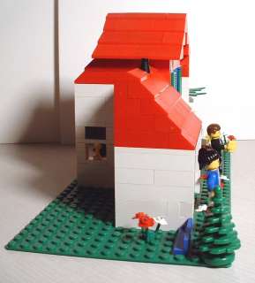 VINTAGE CUSTOM LEGO SET 1988 HOLIDAY VILLA W/ FIGS ,CAR & MORE 