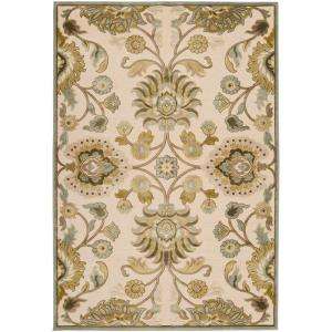   Weavers Lauren IvoryViscose and Chenille 8 ft. 8 in. x 12 ft. Area Rug