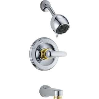 Classic Pressure Balanced Tub/Shower Trim in Chrome and Polished Brass 