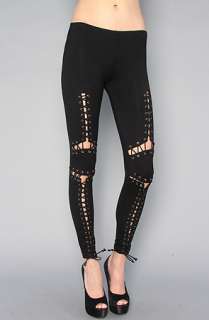 style stalker The Snakebite Leggings in Black  Karmaloop   Global 