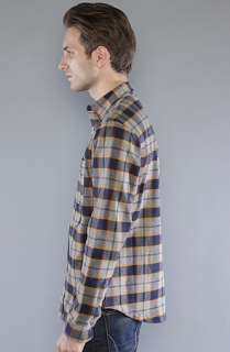 10 Deep The Rustbelt Flannel Buttondown Shirt in Grey  Karmaloop 