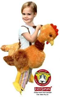 NEW* Kids Safari Wrap n Ride Plush Brown Hen Costume  