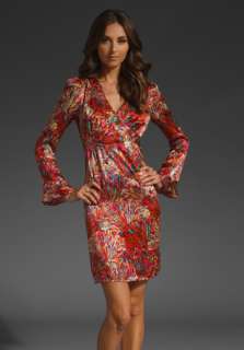 NANETTE LEPORE Cedarwood Dress in Beaujolais Multi  