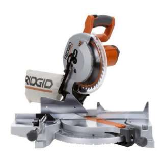 RIDGID 15 Amp 10 in. Compound Miter Saw with Laser Alignment MS1065LZA 