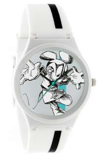 Flud Watches The Mickey Sketch Prologue Watch in White  Karmaloop 