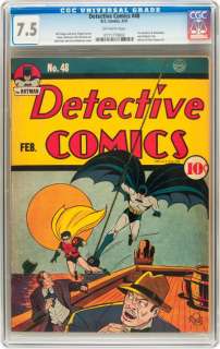 Detective Comics #48 (1941) CGC 7.5 VF  Batman  