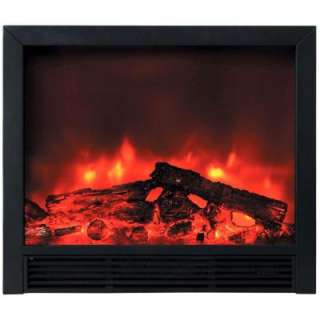   Home Decor Widescreen FloorStanding 33 in. H Black Electric Fireplace