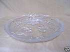 mikasa crystal bountiful torte plate serving platter  