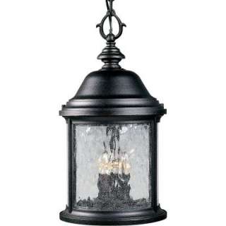   Textured Black 3 light Hanging Lantern P5550 31 
