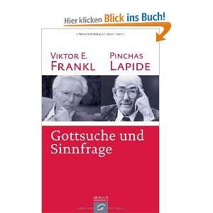    Ein Gespräch  Pinchas Lapide, Viktor E. Frankl Bücher