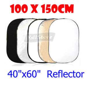 40 x 60 5 in 1 Collapsible photo Reflector 100x150cm  