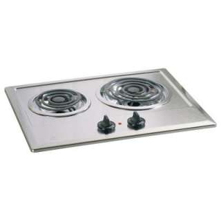 GE 21 In. Coil Electric Cooktop in Stainless Steel JP201CBSS at The 