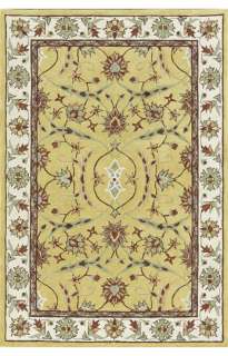 Hand Tufted Traditional Area Rug Carpet Lemon 9 x 13  