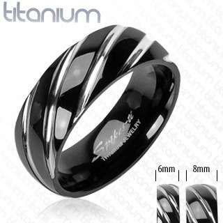   mens ring with Black Twister Design wedding band engagement ring