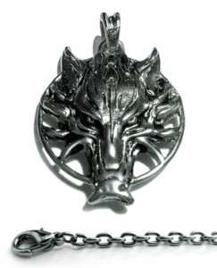 FENRIS + CHAIN 925 Pendant Necklace Viking Jewelry Art  