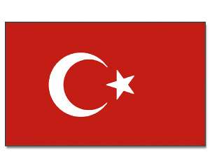 Fahne Türkei Flagge Größe 150x90 cm Türkeifahne  