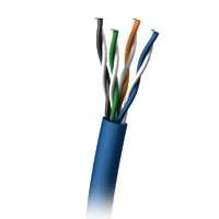 Cables to Go 32602 CAT6a UTP 600 MHz Solid PVC Cable   1000ft Blue