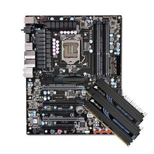 EVGA P55 FTW Edtion Motherboard and Corsair Dominator PC10666 RAM 