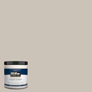 BEHR Premium Plus 8 oz. Gallery Taupe Interior/Exterior Paint Tester 