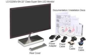 LG E2290V SN 22 Class Super Slim LED Monitor   1920 x 1080, 169 