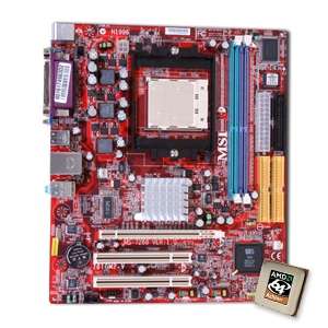MSI 761GM2 V SiS Socket 939 MicroATX Motherboard and an AMD Athlon 64 