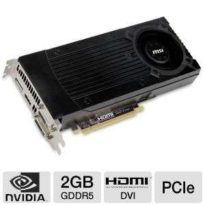 MSI N670GTX PM2D2GD5/OC GeForce GTX 670 2GB Overclocked Video Card 