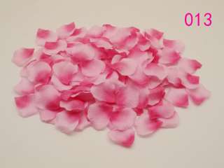   wedding party supplies SILK ROSE PETALS different color FLOWER leaves