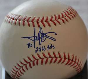 Harold Baines White Sox 2866 Hits Signed ML Baseball  