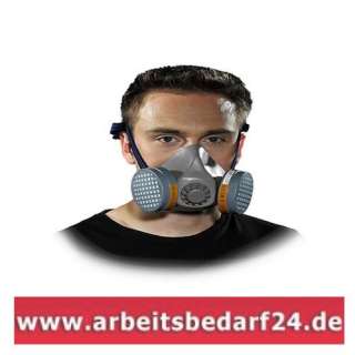 Atemschutzmaske + filtern A1 Halbmaske Maske Atemschutz  