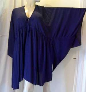 S185 NAVY/PONCHO BUTTERFLY MADE 2 ORDER M L 1X 2X 3X  