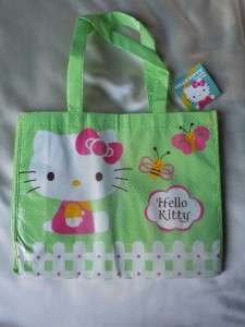 HELLO KITTY Mini Reusable Plastic Tote Gift Snack Bags NWT  