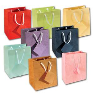   Paper Party Gift Bag 48x FREE TISSUE PAPER Tote Bags WHOLESALE SMALL