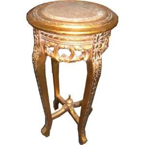 Barock Beistelltisch Gold 81cm   Tisch Rokoko Jugendstil Tisch  